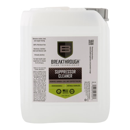Breakthrough Clean Technologies Suppressor Cleaner, 1-Gallon, Clear BTSC-1GL